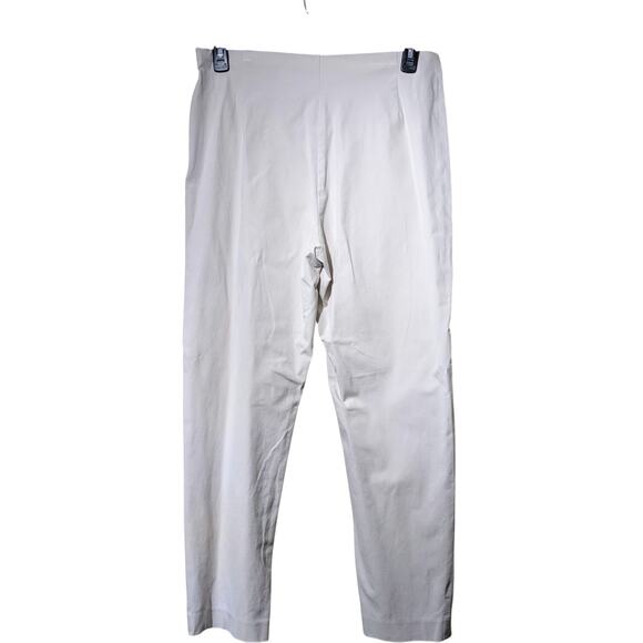 Eddie Bauer Cotton Stretch Flat Front Side Zip Straight Leg Pant Womens' Sz 14 - Picture 2 of 11